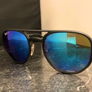 Ray-Ban RB4264 chromance Purple blue Mirror Lenses unisex